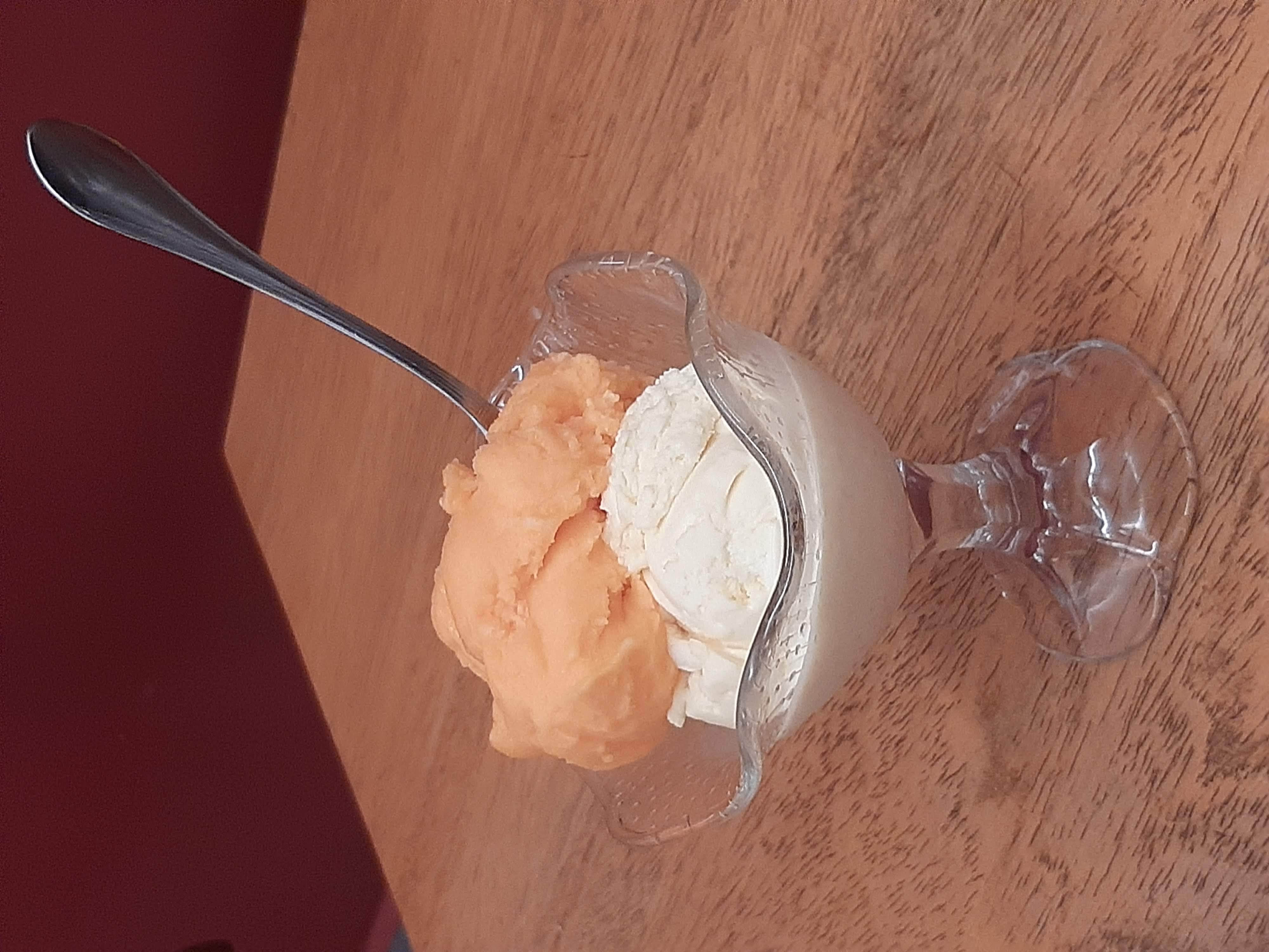 Tangerine and Ginger Ice Cream