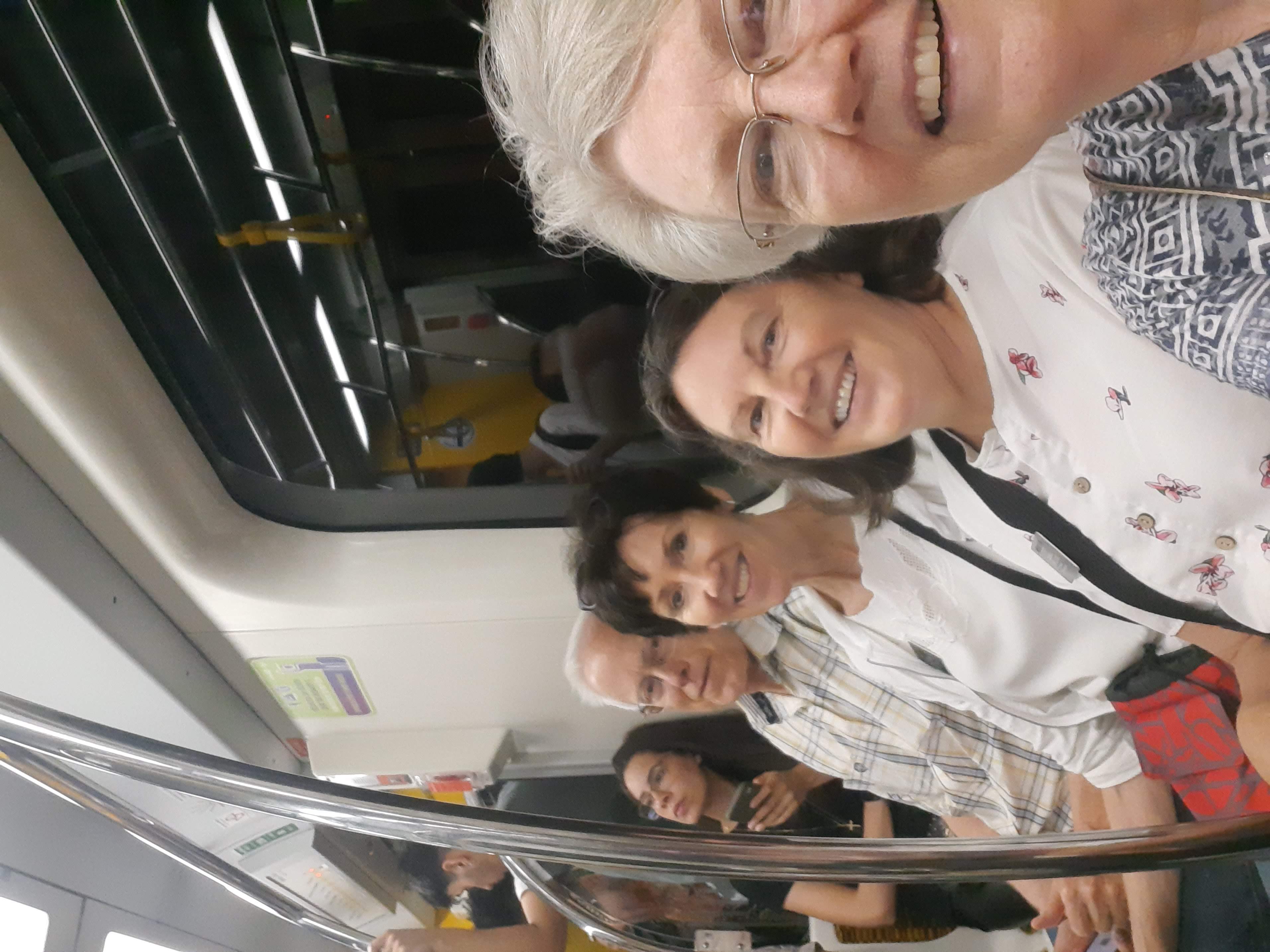 On the metro!