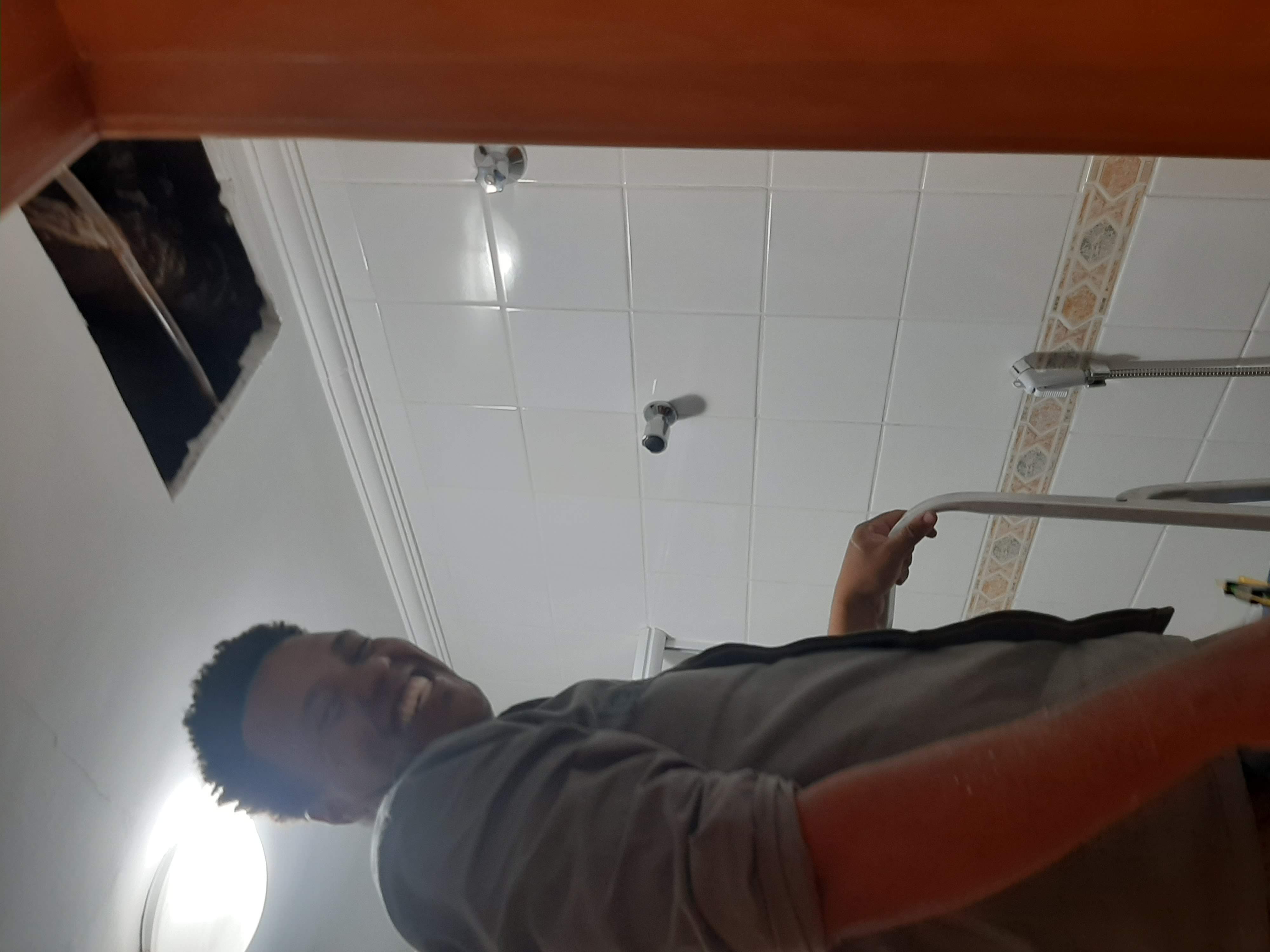 Cutting holes in the ceiling