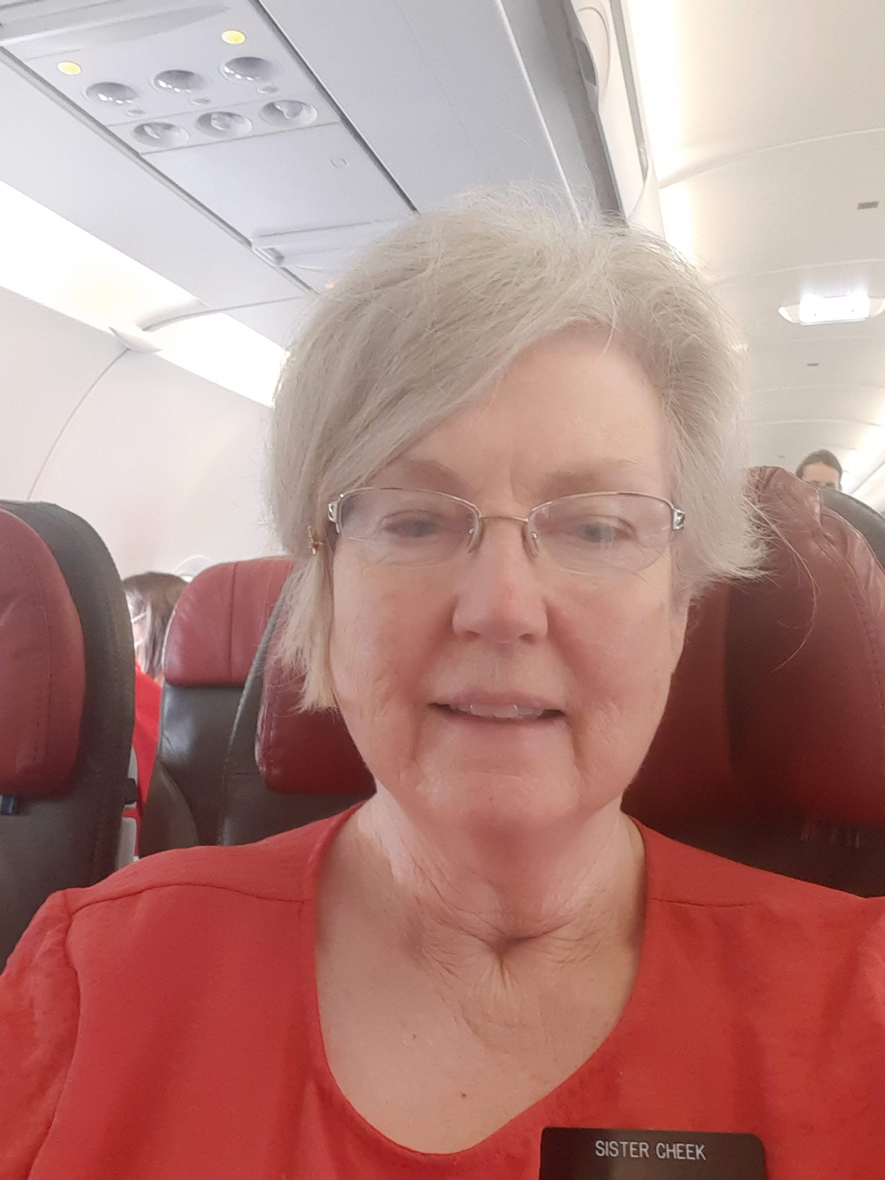 Me in the plane