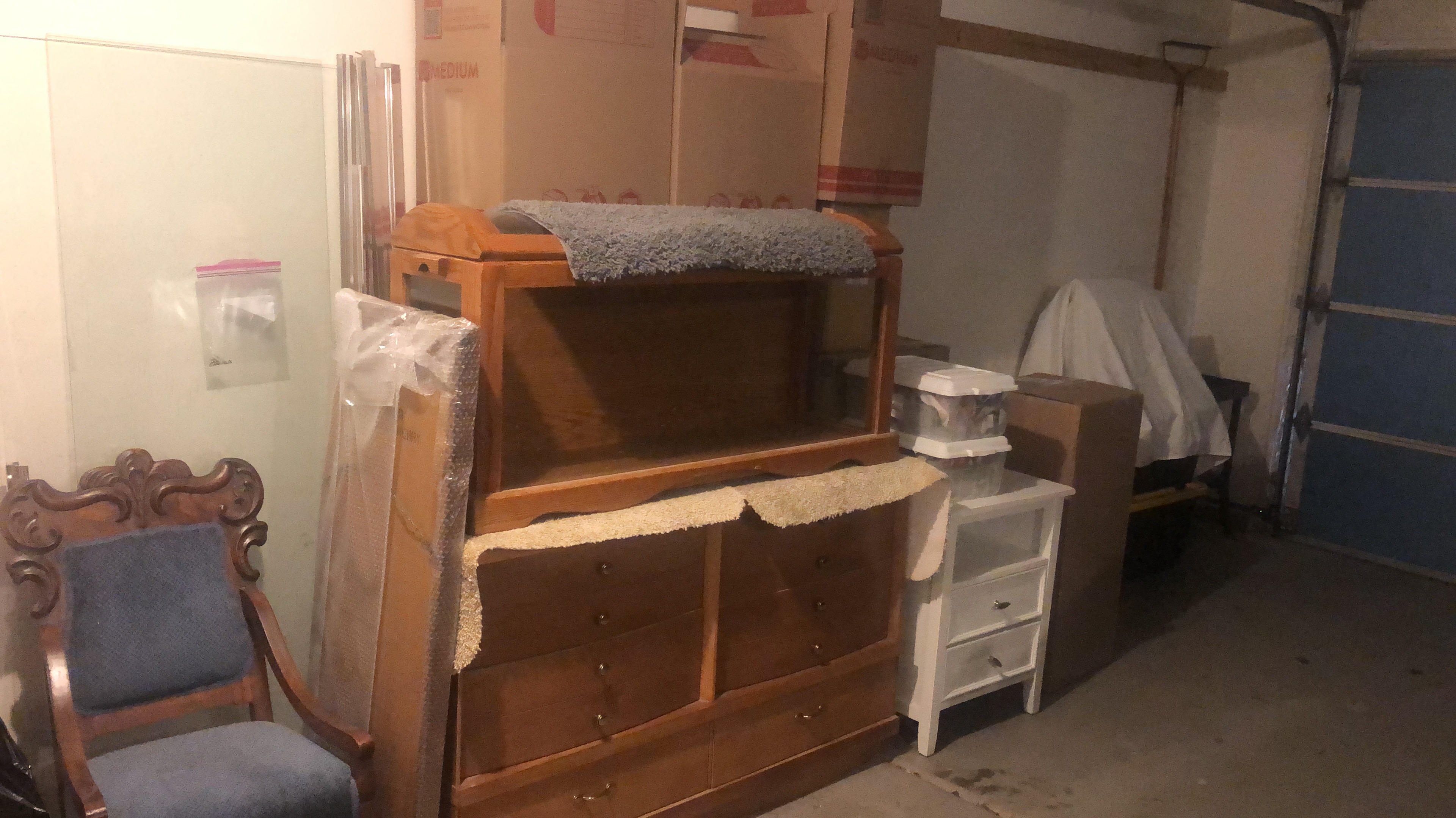 Boxes in Garage