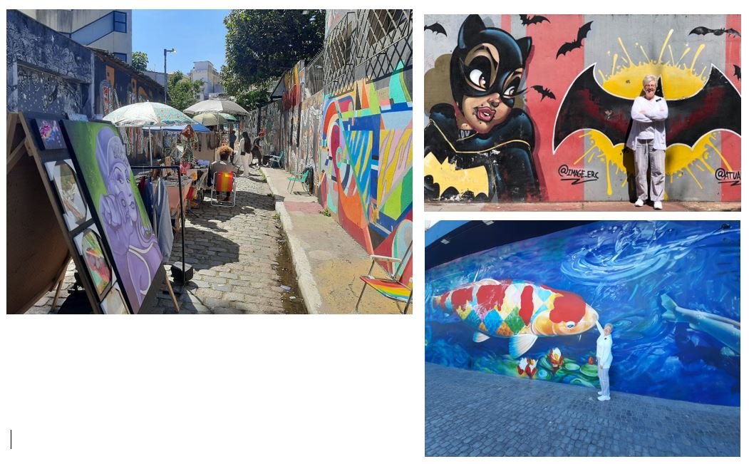 Murals at Batman Alley