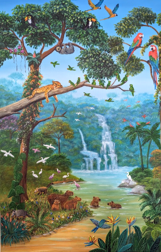 My painting of Brazil