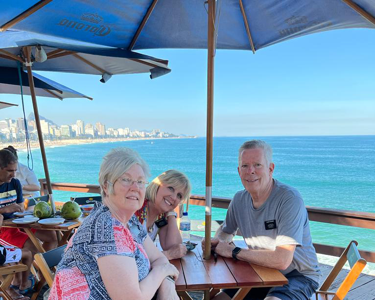 Lunch near Ipanema Beach