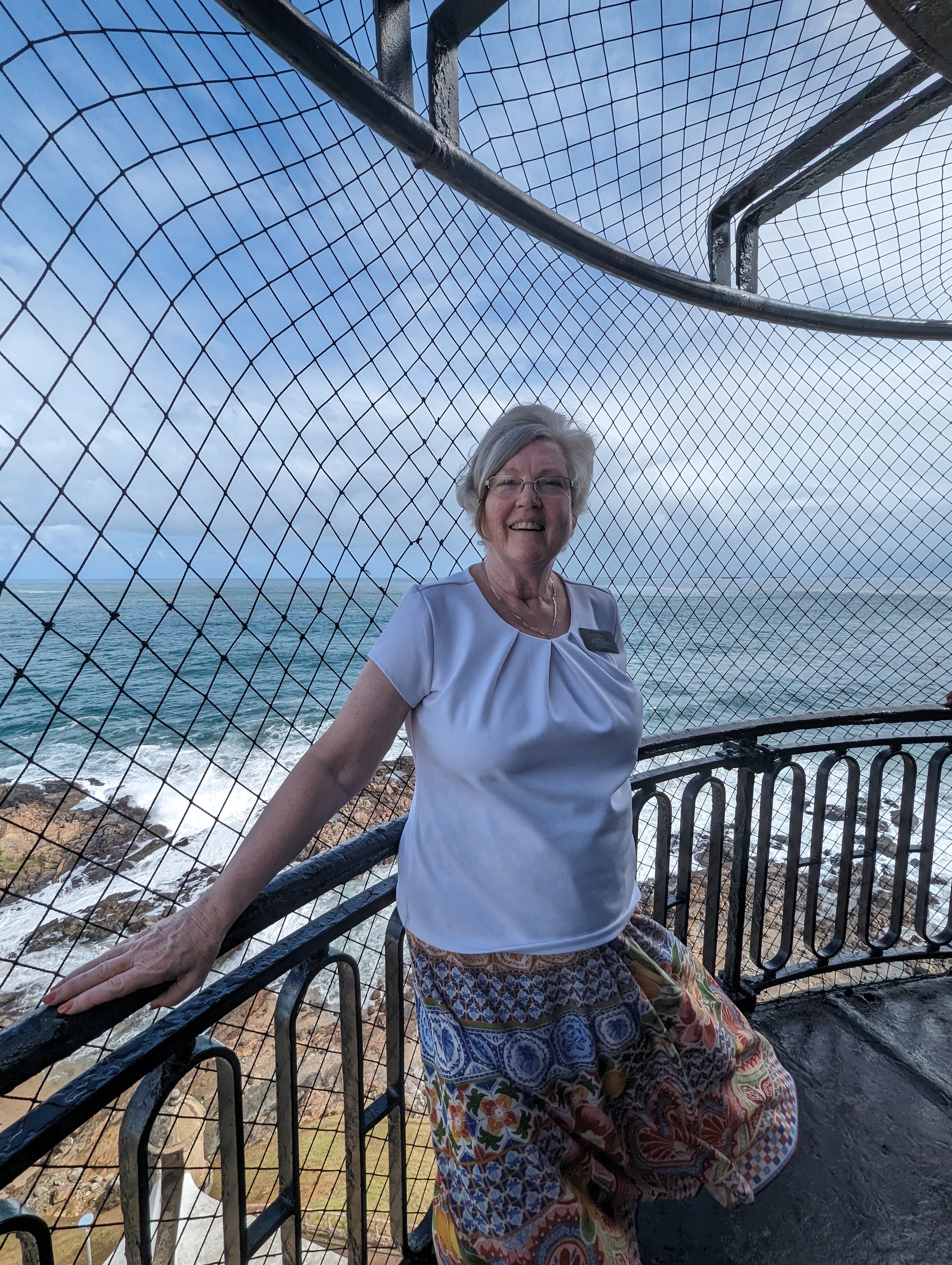 On top of the lighthouse