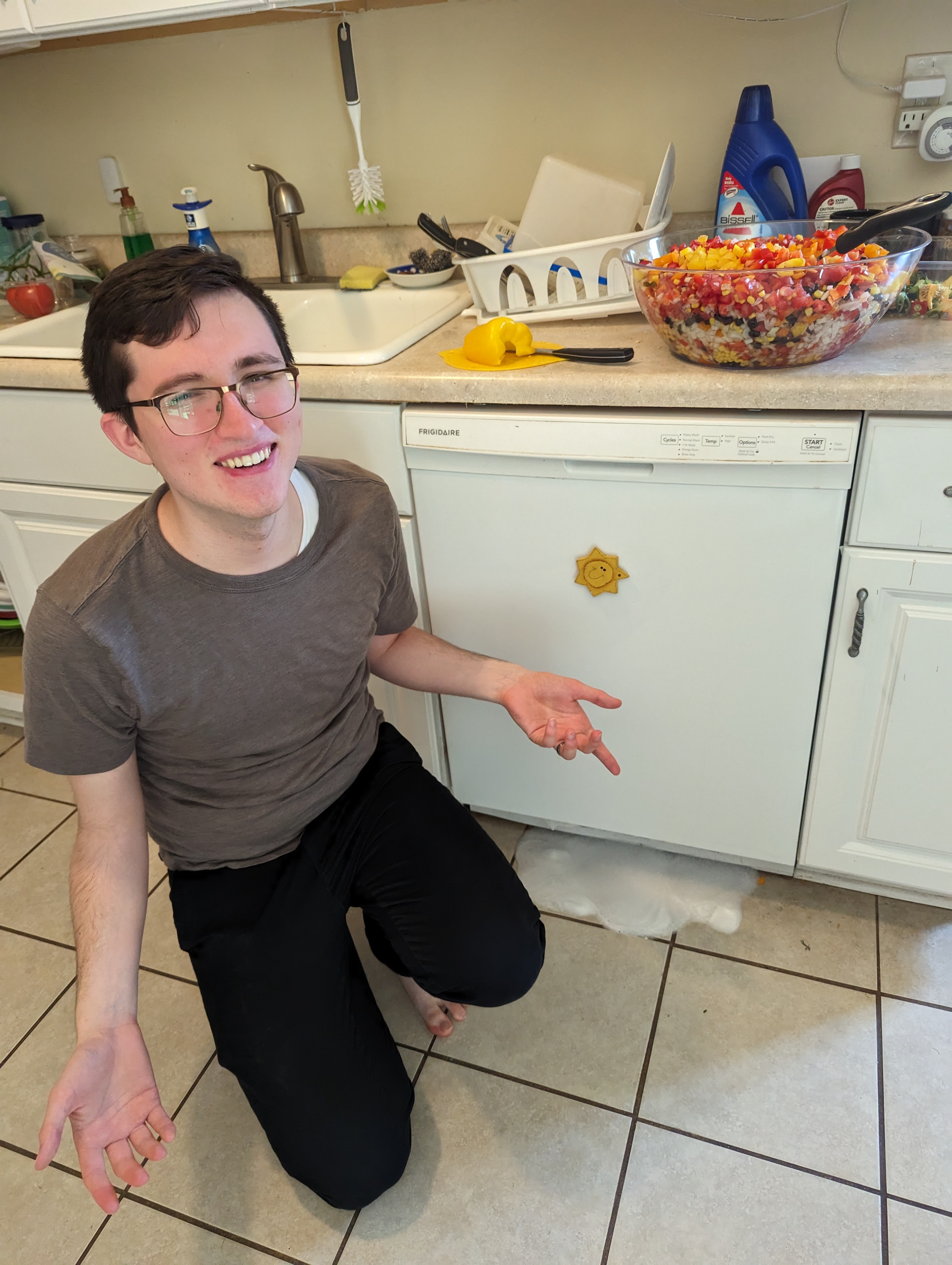 Simon and the Dishwasher!