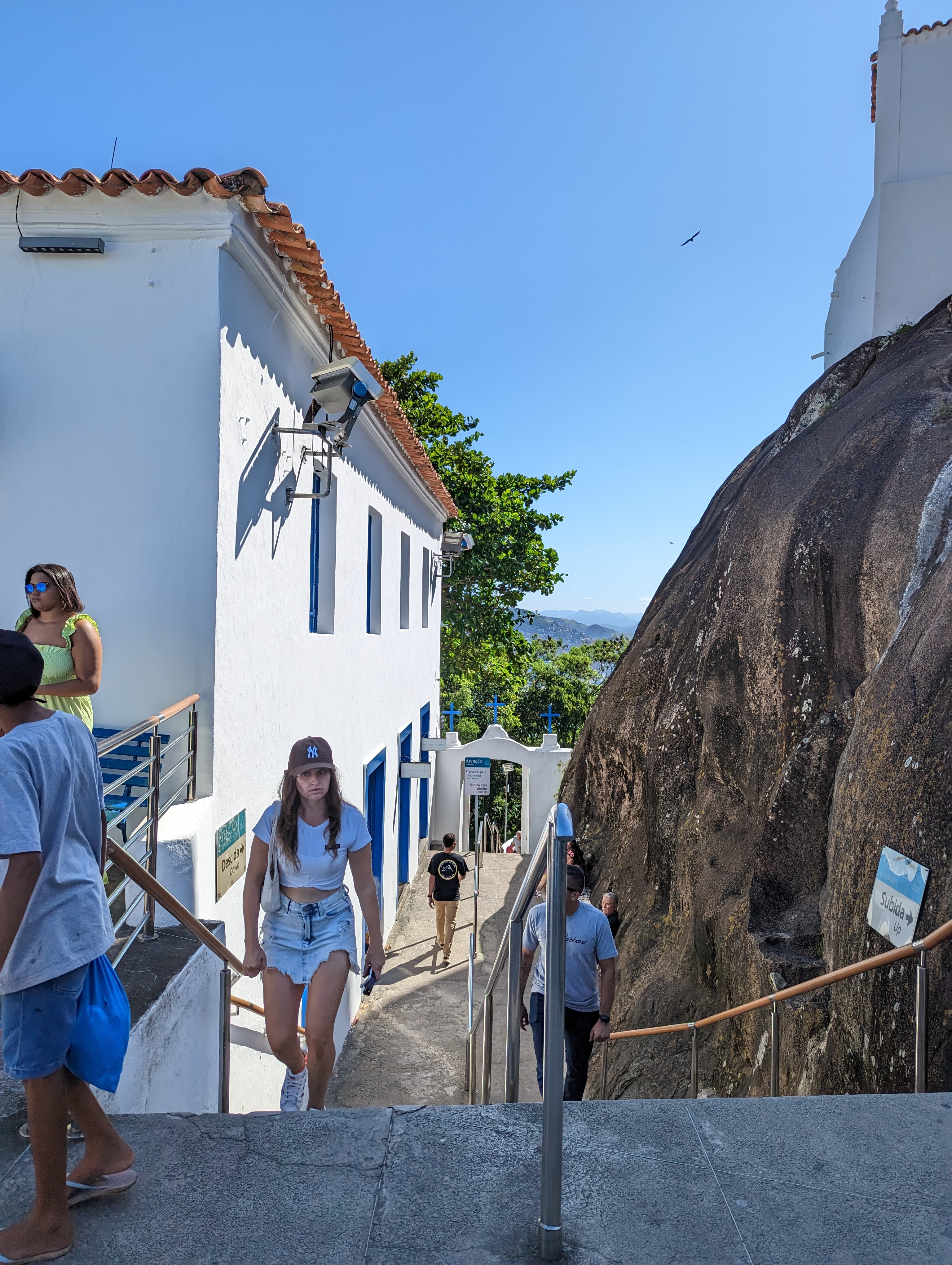 Climbing up to the Convent