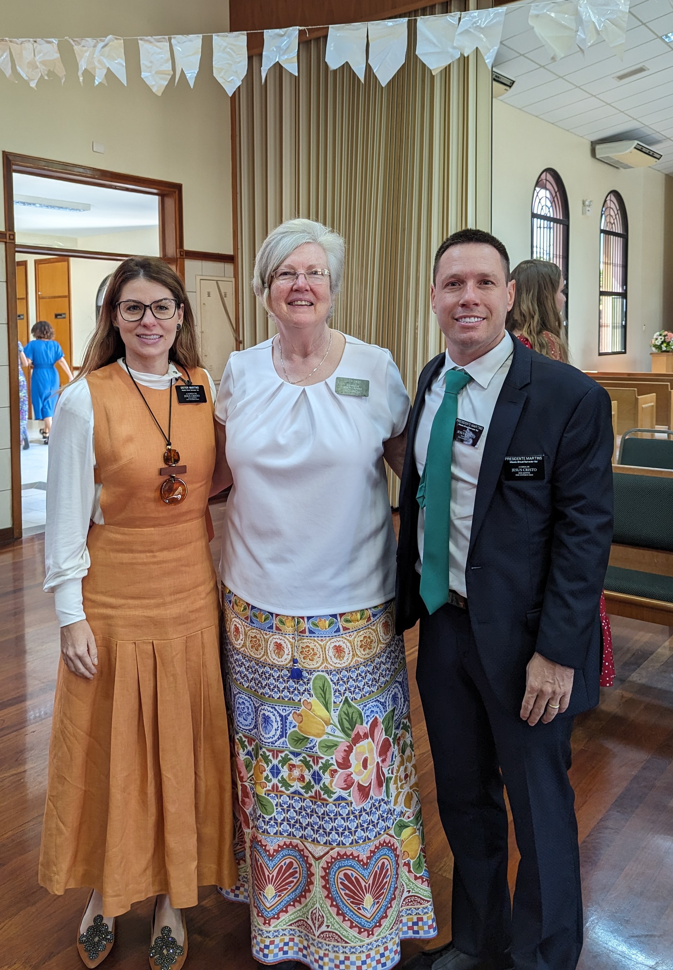 President and Sister Martins and me