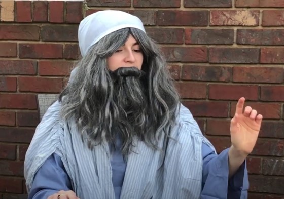 Susan as Father Lehi