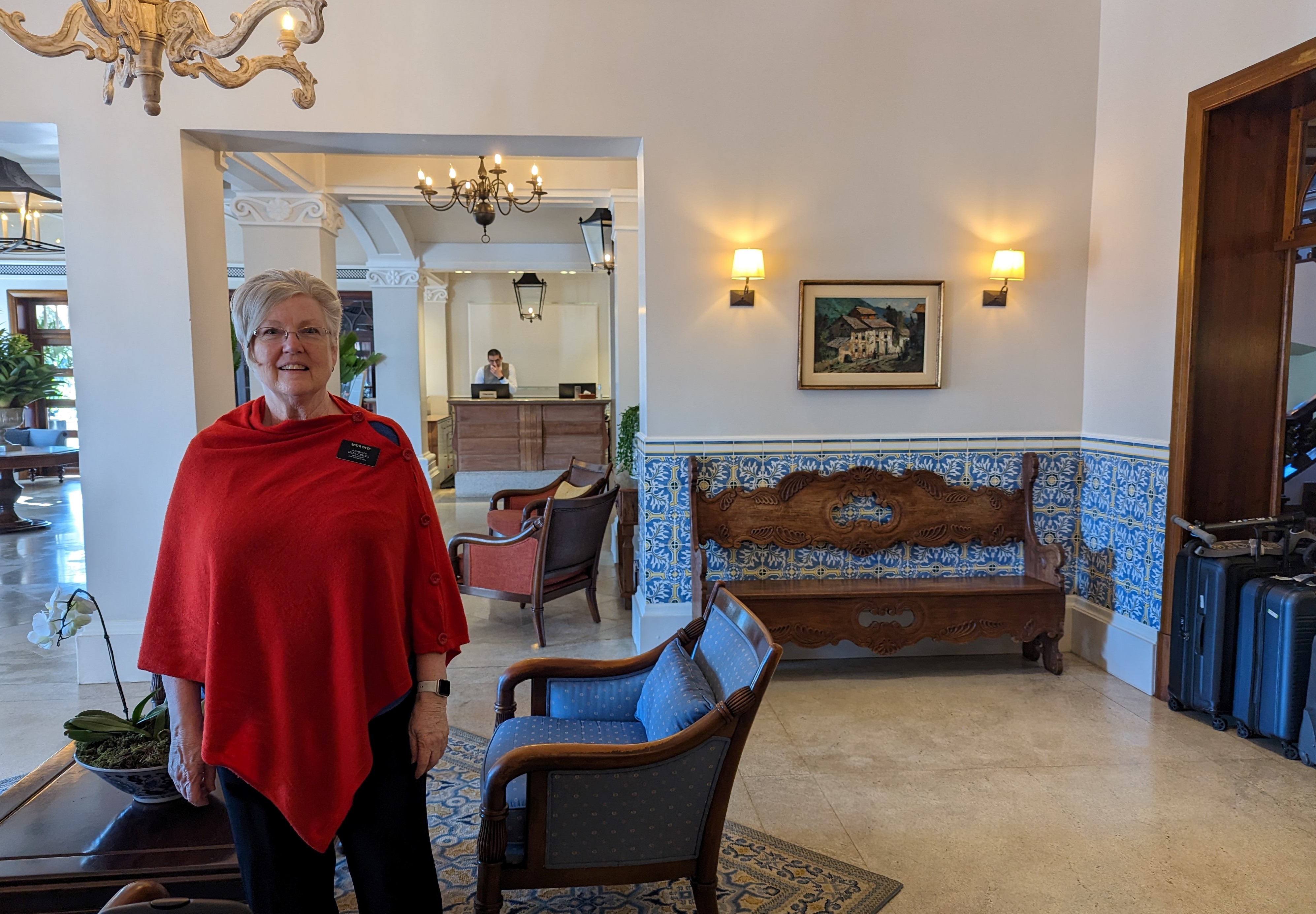 hotel lobby